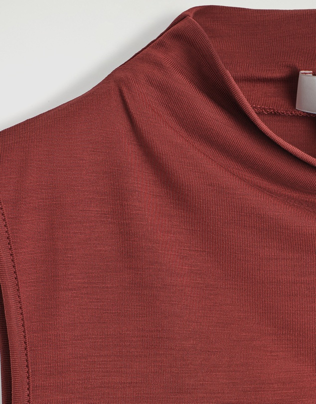 COS - Draped Turtleneck Tank Top