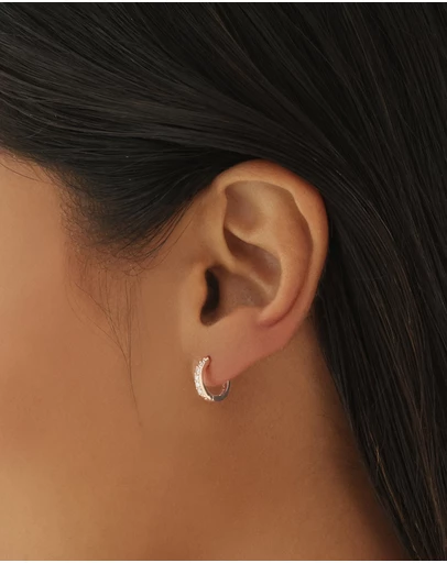 The Silver Collective - Jet Earrings
