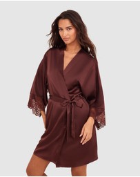 Bras N Things - Imogen Short Wrap - Dark Brown