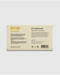 BURLY - DUO Pack - Styling Clay - Medium Hold - Matte Finish - Australian Made