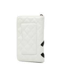Pre-Loved by Azura Reborn - Pre-Loved CC Quilted Lambskin Cambon Ligne Zippy Organizer Wallet