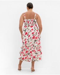 City Chic - Skai Fleur Print Top