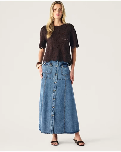 MOS The Label - Anouk Crochet Top