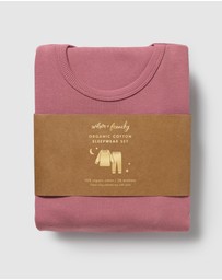 Wilson & Frenchy - Organic Rib Long Sleeved Pyjamas - Kids