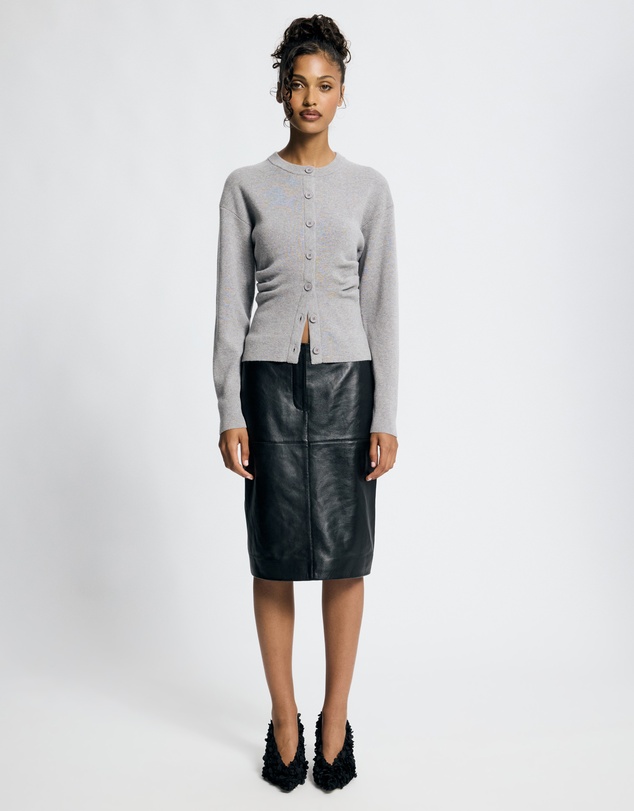 Lover - Dido Sculpted Wool Cardigan