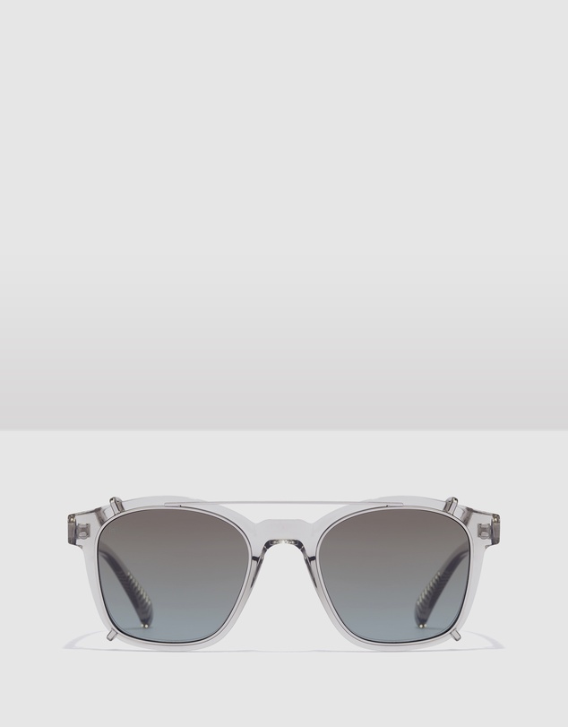 Hawkers Co - HAWKERS - Clip on Oat Milk DOT Sunglasses for Men and Women UV400