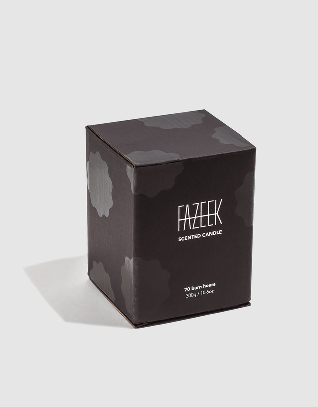 Fazeek - Wave Soy Candle - Cedarwood and Saffron