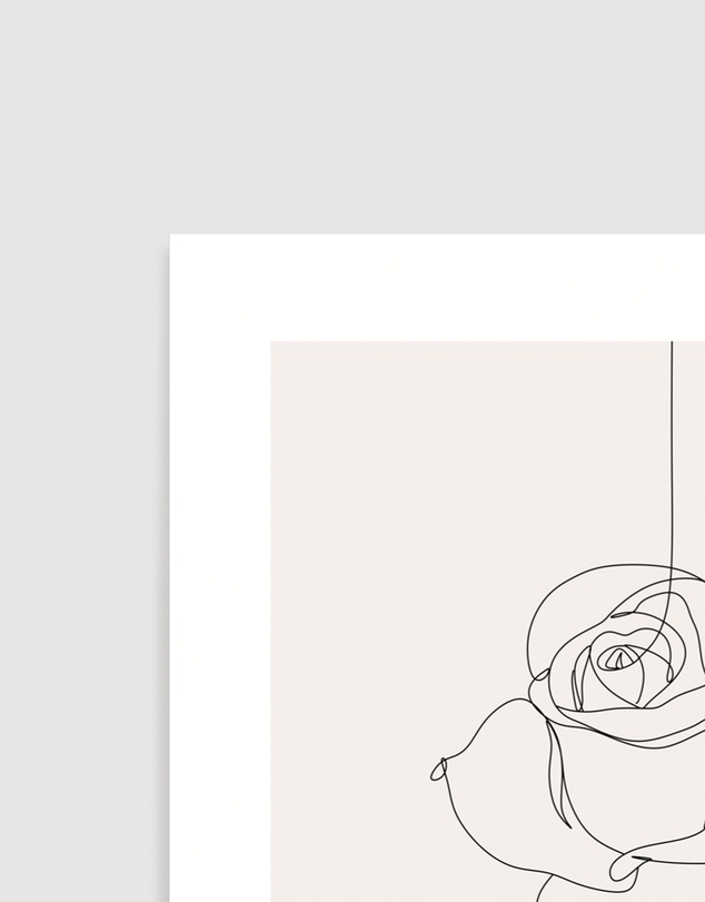 Olive et Oriel - Line Figure IV Art Print
