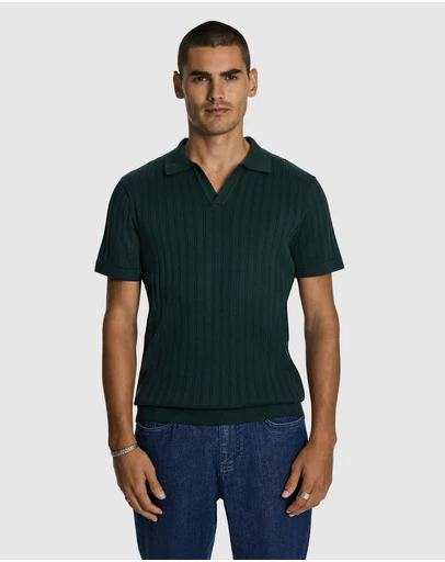 yd. - Notts Knitted Polo Shirt