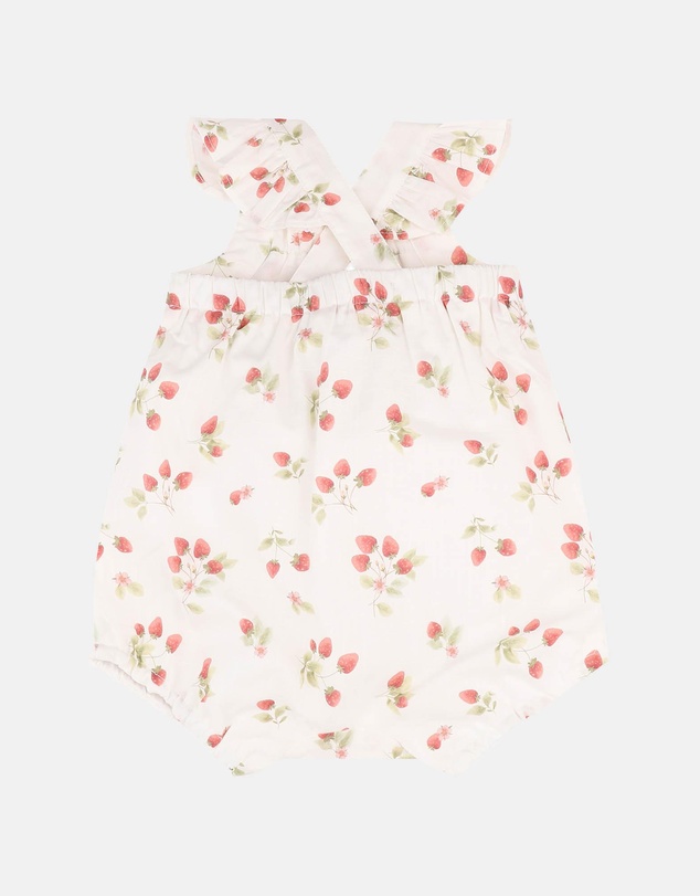 Bebe by Minihaha - Poppy Strawberry Print Romper