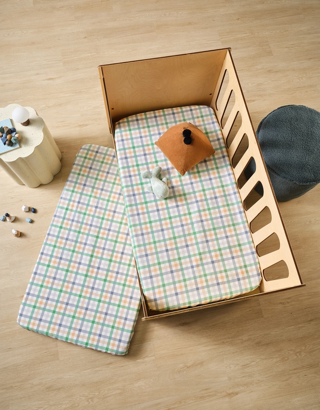 Linen House Kids - Playground 2-Piece Cot Fitted Sheet Set