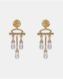 Kitte - Étoile Earrings - Gold/Pearl