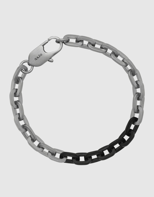 Najo - Echo Men's 2-Tone Steel Bracelet