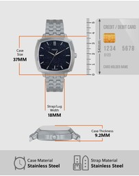 Fossil - Machine Luxe Silver Tone Analogue Watch