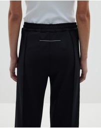 Bassike - twill pinstitch detail pant
