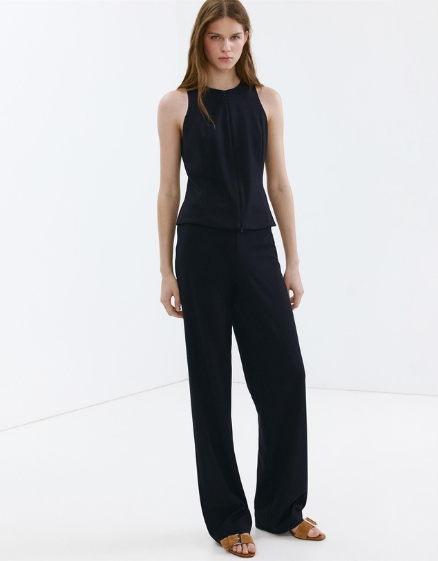 M.N.G - Zipped Fitted Waistcoat