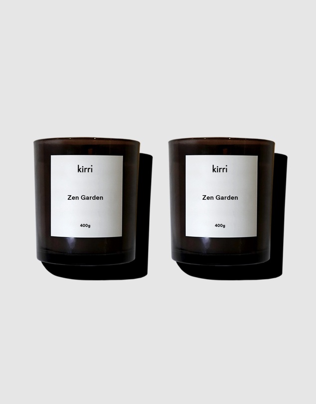 Kirri by Scent Australia Home - Zen Garden Candle (400g) Duo