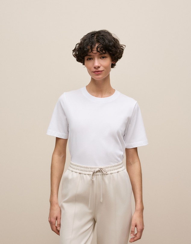 Trenery - Australian Cotton Classic T-shirt in White