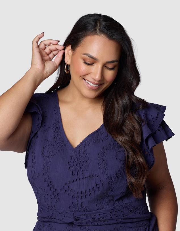Something 4 Olivia - Layla Broderie Jumpsuit