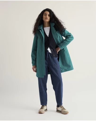 Seasalt - Seasalt Cornwall Green Cloudburst Mac
