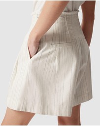 & Other Stories - Raw-Edge Pleated Shorts