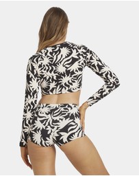 Billabong - Womens By My Side Crop Long Sleeve Rash Vest