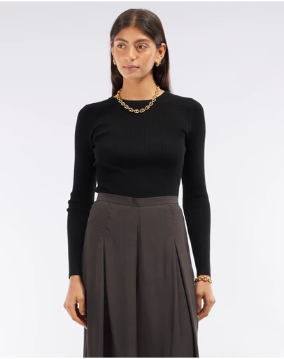 Amelius - Afina Long Sleeve Knit Top