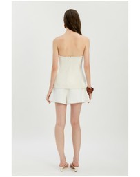 Bardot - Helenia Pleated Linen Skort