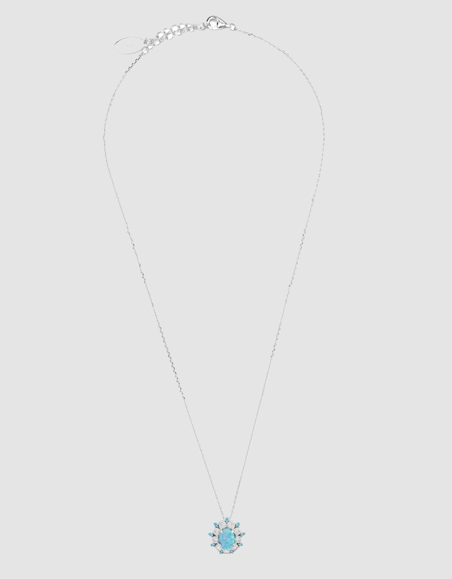 Georgini - Georgini Opal Glow Barangaroo Blue Creted Opal Pendant
