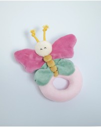 Little Stuff - Butterfly Garden Romper & Rattle
