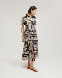 Oxford - Jasmine Printed Shirt Dress
