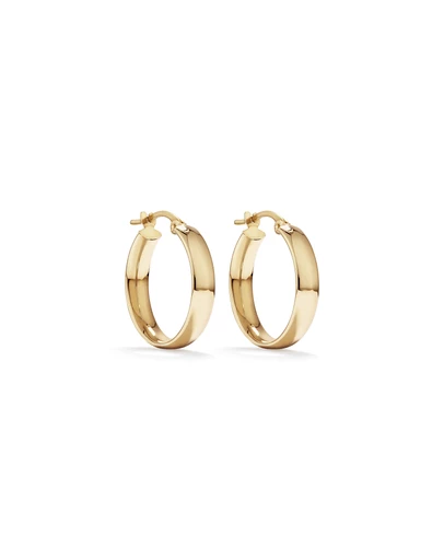 Michael Hill - 15mm Hoop Earrings in 10kt Yellow Gold