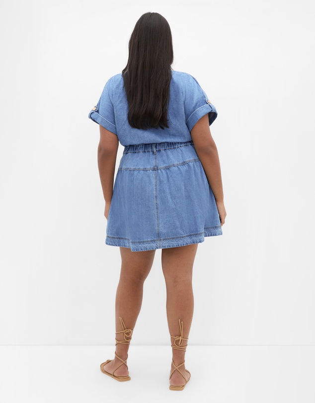 City Chic - Ari Denim Mini Dress