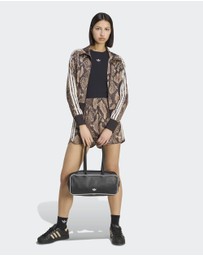 adidas Originals - SNAKE PRINT SATIN SHORTS Womens