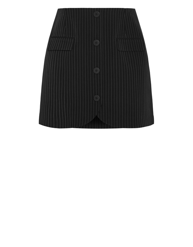 City Chic - Payton Pinstripe Skirt