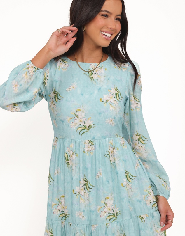 Petal & Pup - Bernice Maxi Dress - Blue Floral