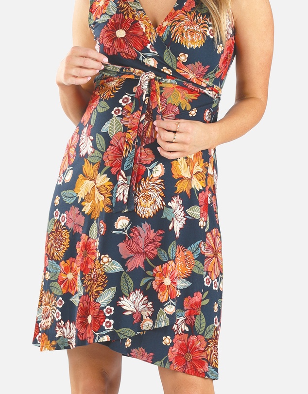 Angel Maternity - Maternity Wrap Nursing Dress