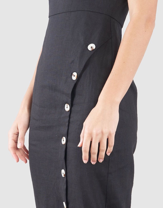 Amelius - Imari Linen Midi Dress