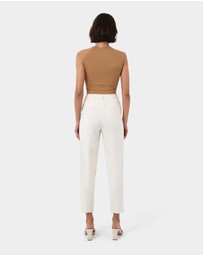 Forcast - Soho Rounded Square Neck Top