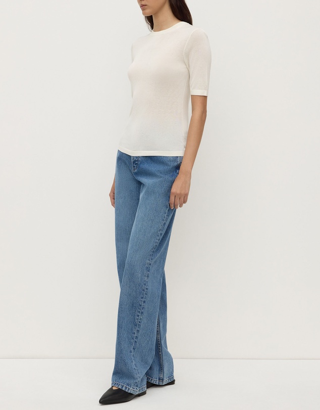 Assembly Label - Mina Silk Knit Tee