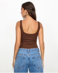 Dazie - Remi Ribbed Bodysuit
