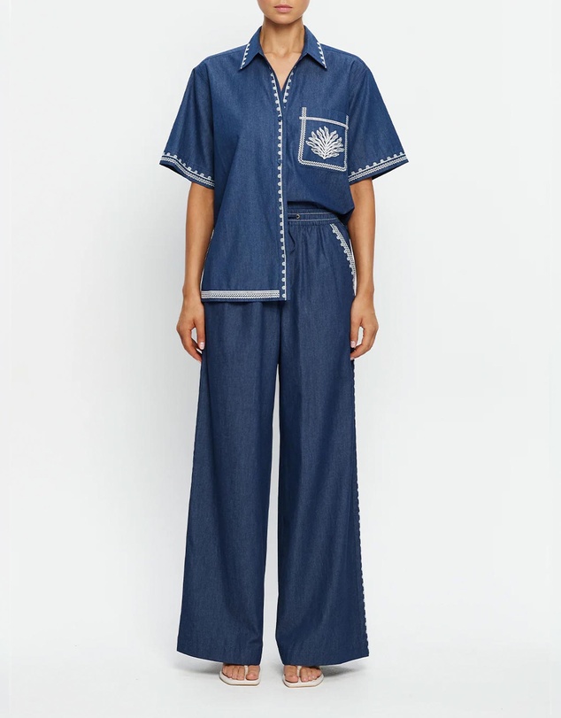 KIVARI - Emile Chambray Pants