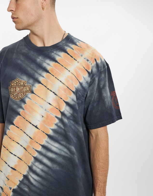 Vintage by The Real Deal - Pre Loved - Vintage Harley Davidson Tie Dye Tee