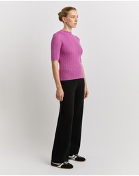 Toorallie - Variegated Rib Top