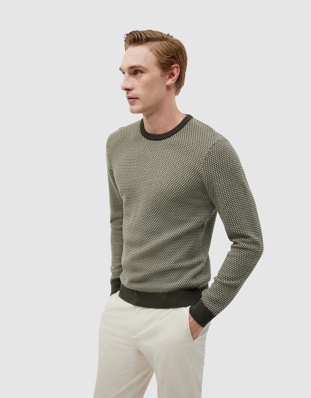 Politix - Tricolour Crew Neck Knit