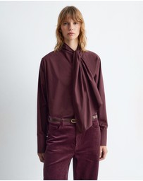 & Other Stories - Scarf-Detail Shirt