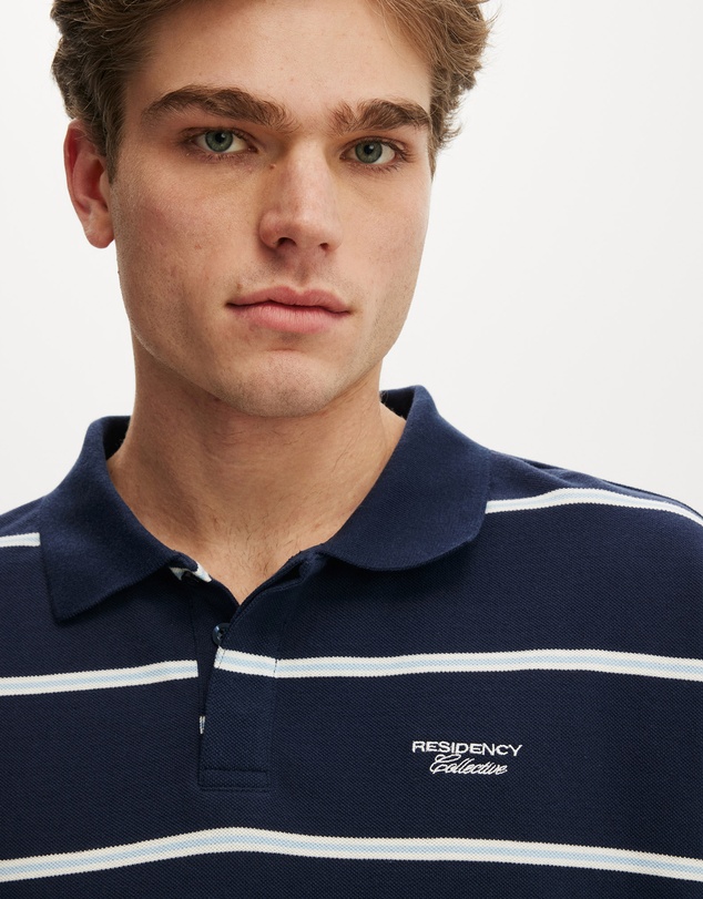 Cotton On - Box Fit Short Sleeve Polo