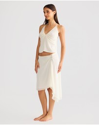 Vacay Swimwear - Aurelia Skirt Off-White