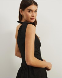Atmos&Here - Dani One Shoulder Poplin Maxi Dress