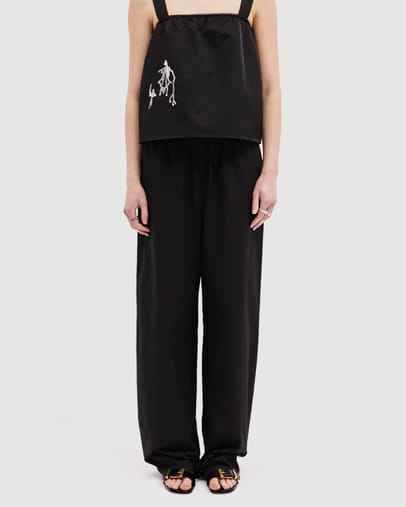 Black Cotton Poplin